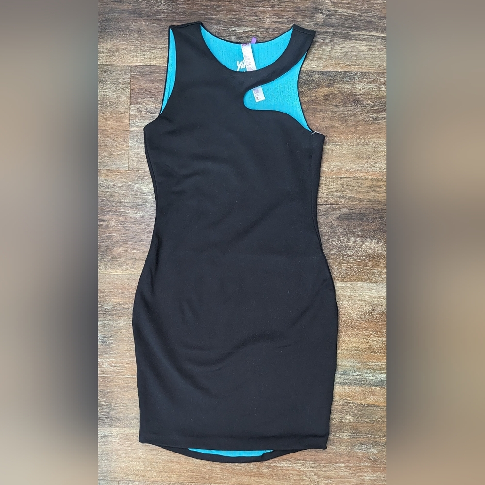 Yitty Major Label Dress Cut Out Iconic Black